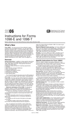 Instructions for Forms 1098-E and 1098-T