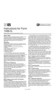 Instructions for Form 1099-G