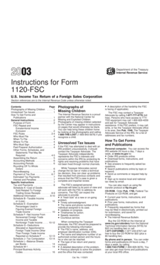 Instructions for Form 1120-FSC