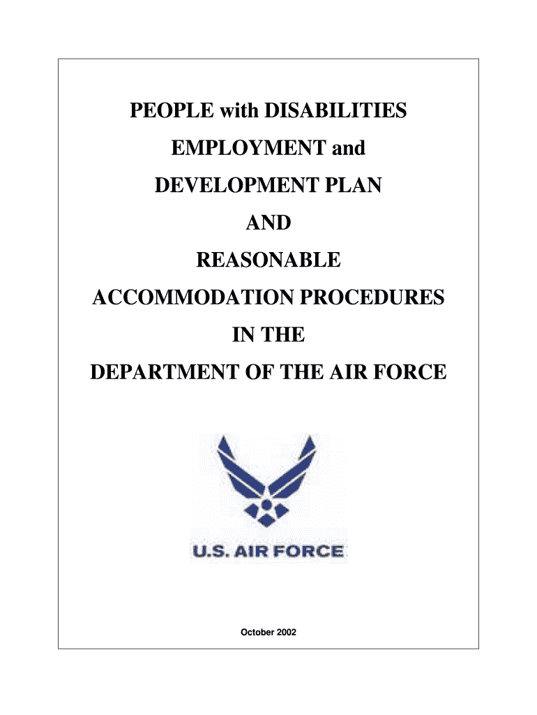 People with Disabilities Employment and Reasonable - ramstein af Preview on Page 1