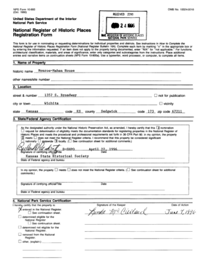 National Register of Historic Places Registration Form