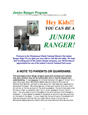 Junior Ranger Program