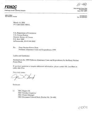 Pollution Abatement Costs and Expenditures Form