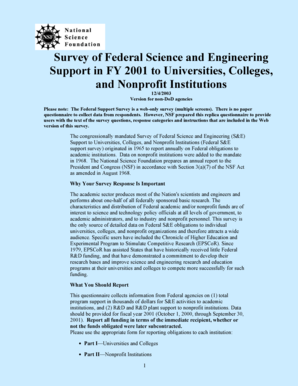 Non-DOD version - NSF