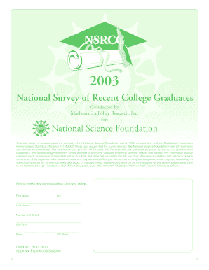 National Survey of Recent College Graduates