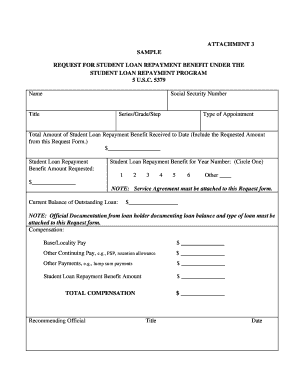 Student Loan Repayment Request Form