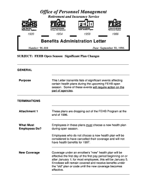 Letter of retirement - Personnel fillable letter form