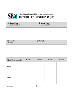 ODA Individual Development Plan
