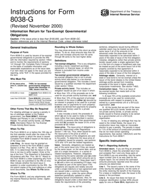 IRS Form 8038-G