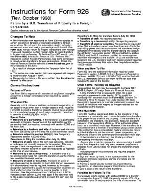 IRS Form 926