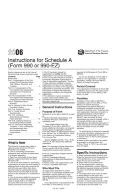 Instructions for Schedule A (Form 990 or 990-EZ)