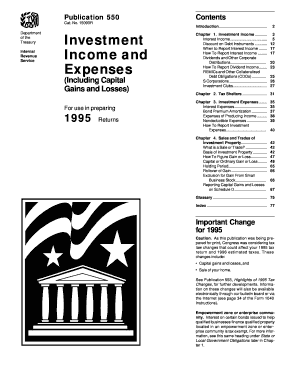 IRS Publication 550 Investment Income