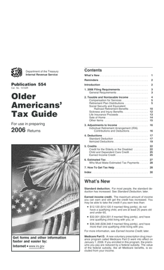 IRS Publication 554 2006