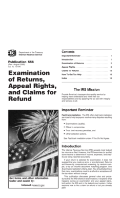 IRS Publication 556 Examination of Returns
