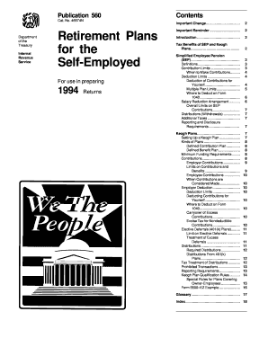 US Federal SEP and Keogh Retirement Plans Guide