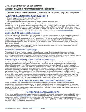 Social Security Card Application Form
