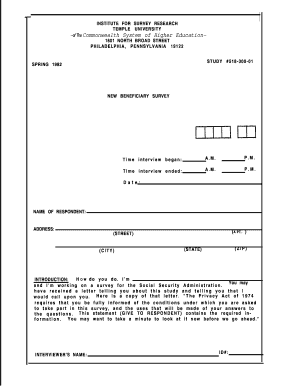 Social security card oklahoma - The NBS Main Questionnaire, nbsall.pdf - Social Security - ssa