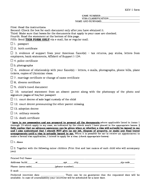 KEV-1 form First: Read the instructions. Second: Check the box for ... - photos state