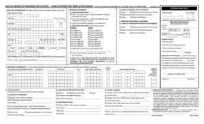 NJ State Health Benefits Program Application