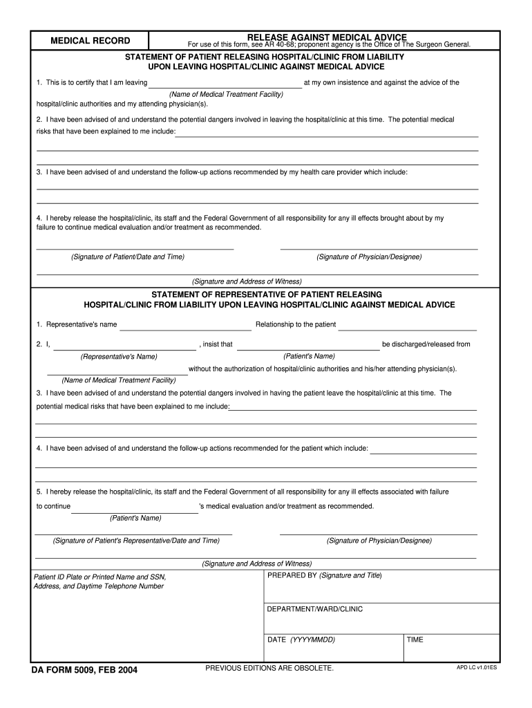 Form Release Against Medical - Fill Online, Printable, Fillable, Blank | pdfFiller