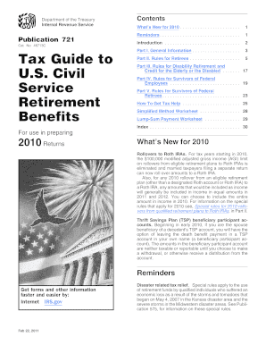 IRS Publication 721 2010