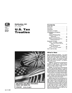 US Tax Treaties Publication 901