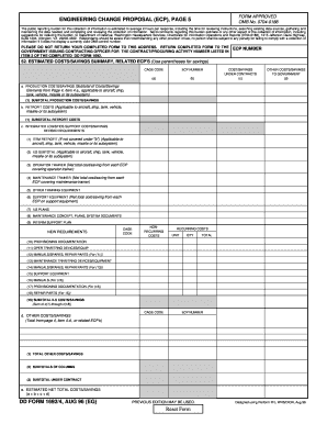 Engineering Change Proposal Form