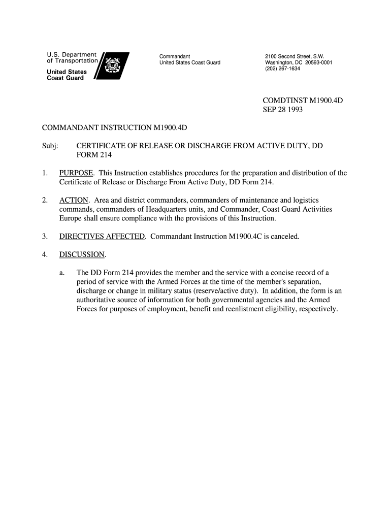 Dd214 Example - Fill Online, Printable, Fillable, Blank | pdfFiller