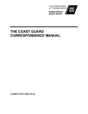 Hospital policy and procedure manual - coast guard correspondence manual