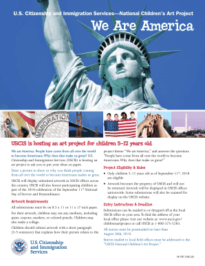 USCIS National Children’s Art Project