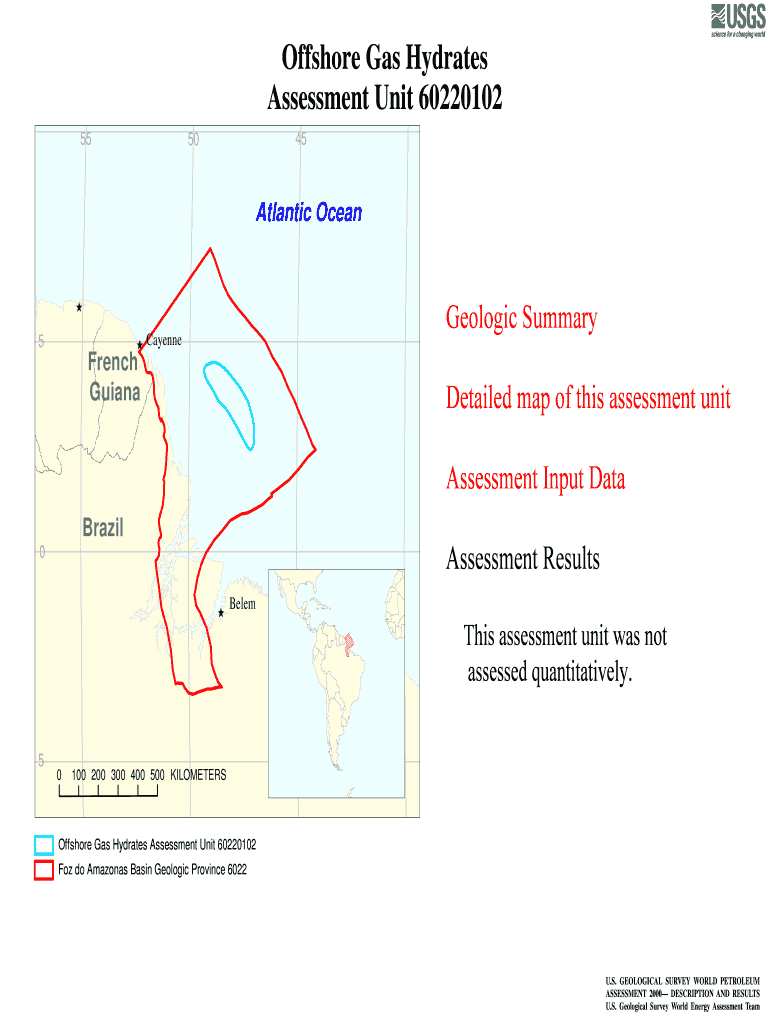 Offshore Gas Hydrates Assessment Unit 60220102 - USGS - energy cr usgs Preview on Page 1