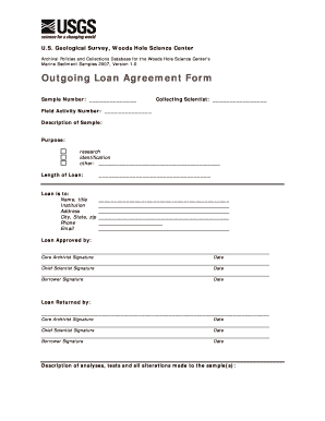 Personal loan template - loan agreement form