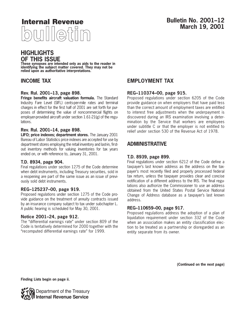 EMPLOYMENT TAX - irs ustreas Preview on Page 1