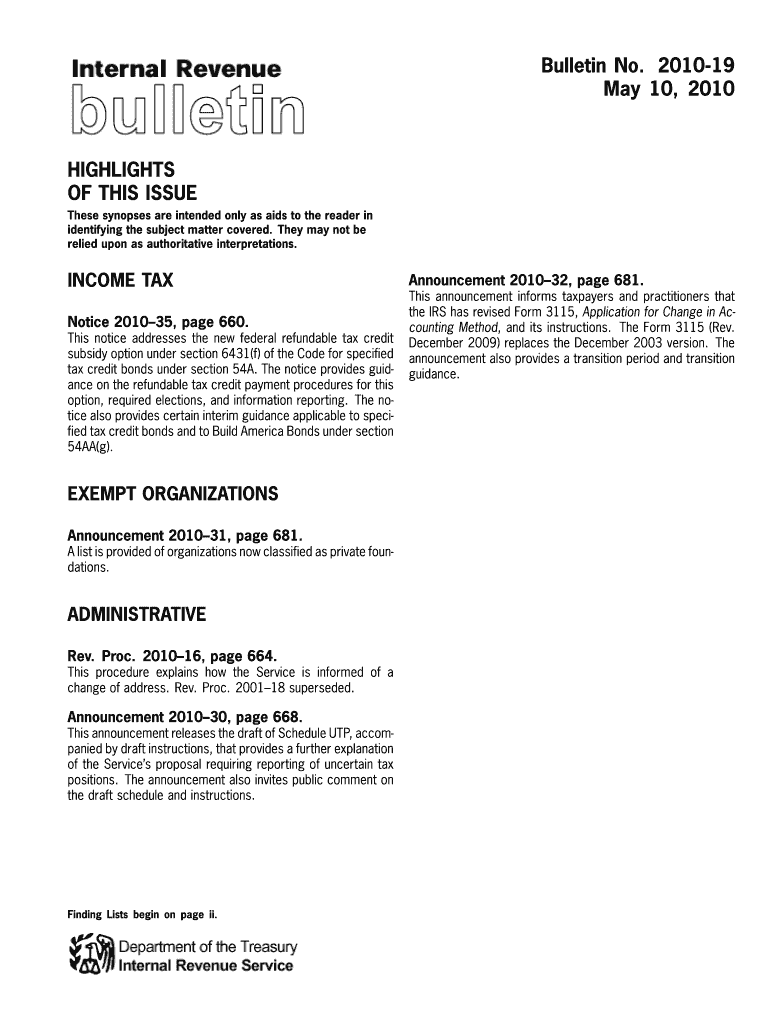 Notice 201035, page 660 - irs ustreas Preview on Page 1