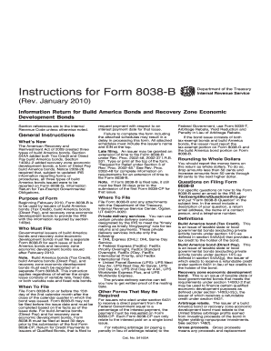 Form 8038-B Instructions