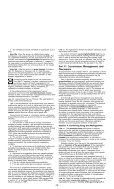 Form 990 Instructions