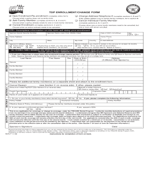 TDP Enrollment/Change Form