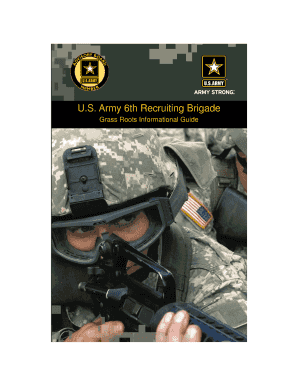 Grassroots recruiting worksheet form