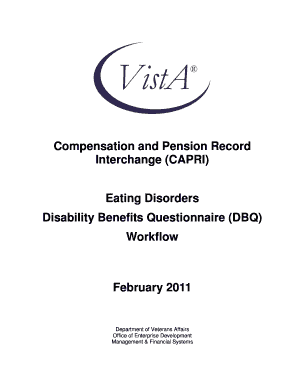 Eating Disorders DBQ Form