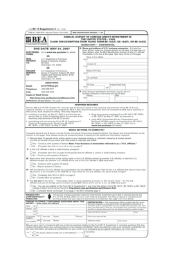 Form BE-15 Supplement C