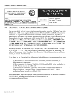 Project notice to proceed sample - 2008-BOF-01 - Attorney General - oag ca