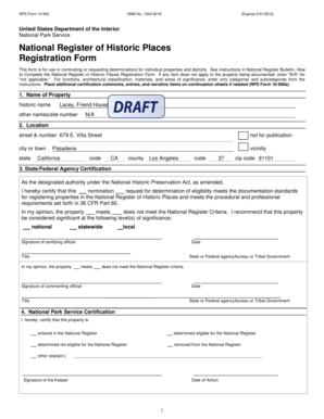 National Register of Historic Places Registration Form