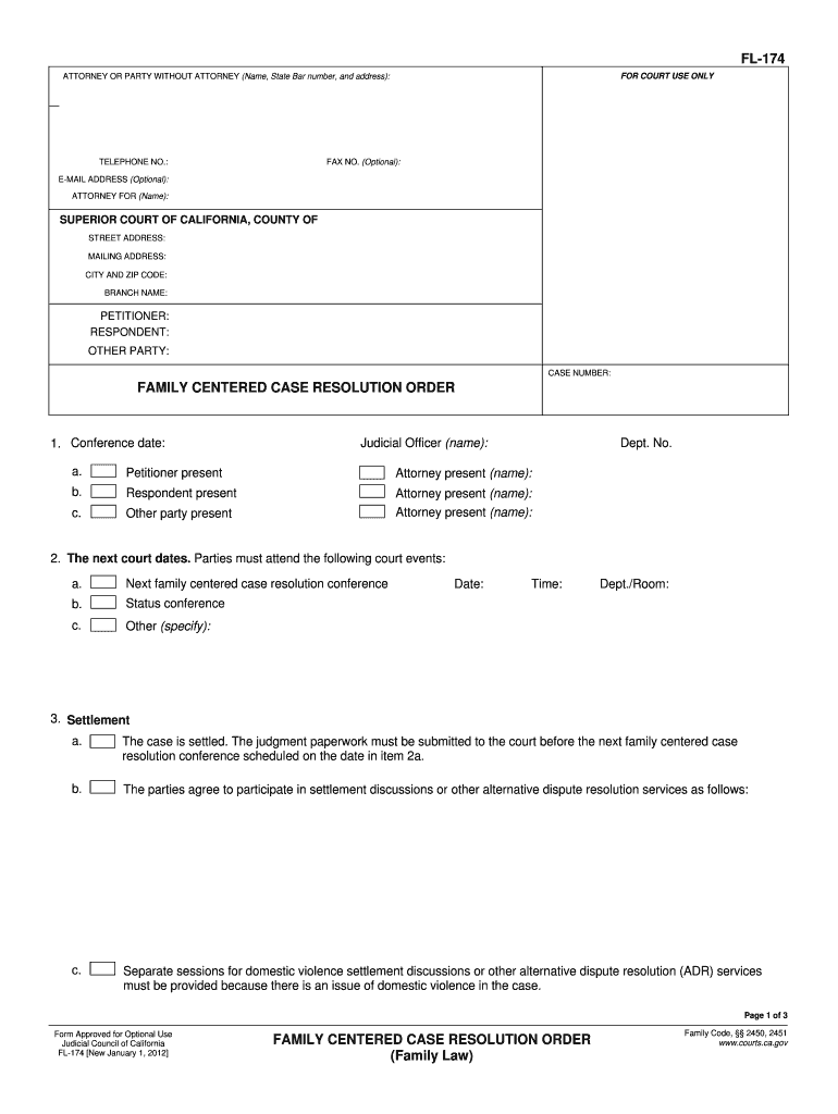 resolution order form Preview on Page 1