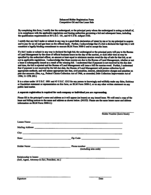 Enhanced Bidder Registration Form