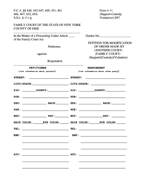 how do i file a modification of custody