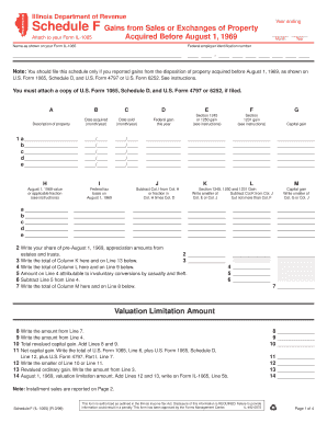 Illinois Schedule F Form