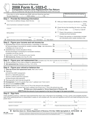 Illinois Form IL-1023-C