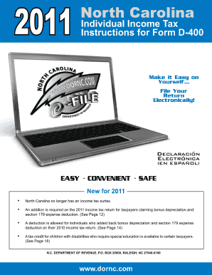 Nc d401 2013 form