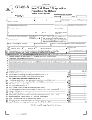 New York S Corporation Franchise Tax Return