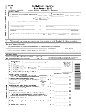 2016 Nc Tax Forms Fill Online Printable Fillable Blank Pdffiller